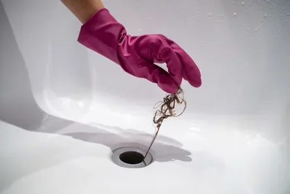 Pulling hair out of sink hole